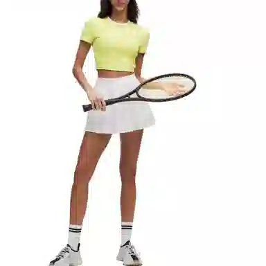 lululemon Tight-FitCropped Shelf-Bra T-Shirt Light Support T