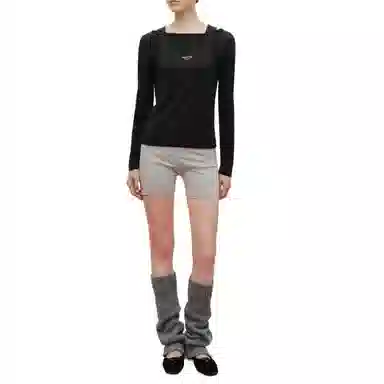 MARITHE FRANCOIS GIRBAUD LAYERED JERSEY LONG SLEEVE