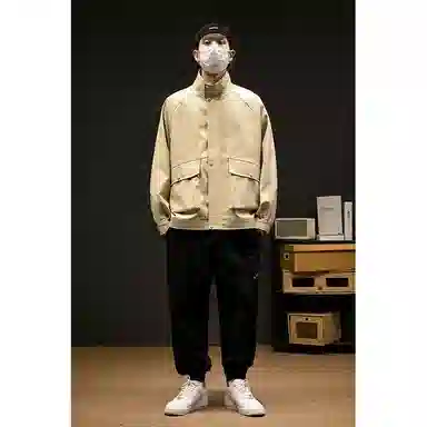 童先森 翻领插肩夹克外套 男款