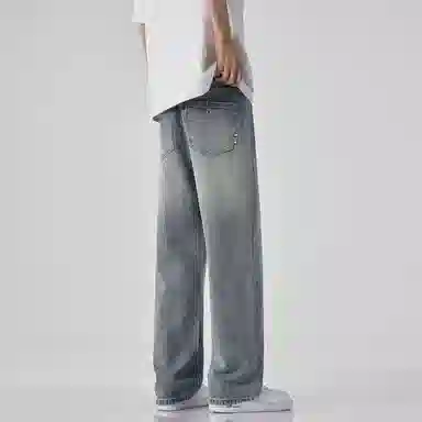 金盾 夏季男直筒宽松牛仔裤 男款