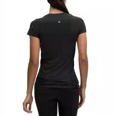lululemon Swiftly Tech Short-Sleeve Shirt 2.0 Hip Length Glow Stripe T (Black)