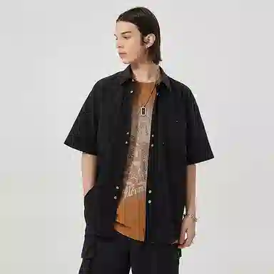 Cabbeen Coal Black Polo Shirt