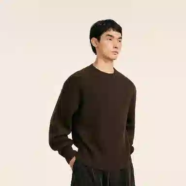 速写 合身柔软舒适简约时尚纯色打底内搭毛衣 男款