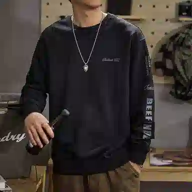 遨宇 高端复古休闲潮流极简风潮牌上衣百搭卫衣 男款