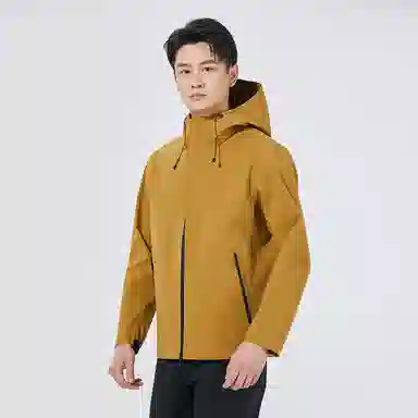 利郎 功能商旅纯色三防科技连帽商务休闲通勤秋季风衣 男款