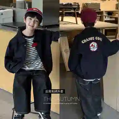 俞兆林夹克 潮流洋气个性 儿童款