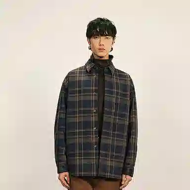 速写 冬宽松长袖舒适休闲棉服 男款