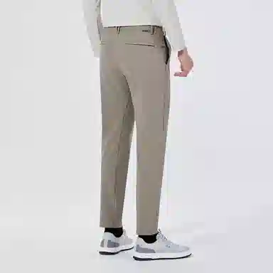 利郎 纯色中腰舒适弹力纯色百搭休闲裤 男款