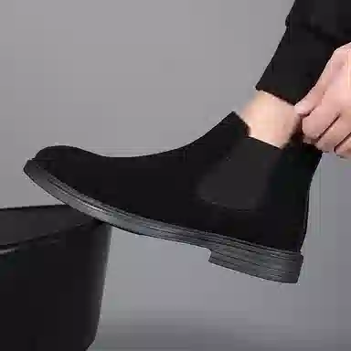 百伦韩 韩版简约小众舒适 切尔西靴 男款