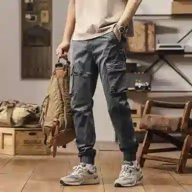 金盾 夏季宽松潮流长裤休闲裤 男款