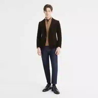 利郎 时尚都市简约百搭纯色长袖西装 男款