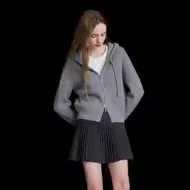 3COLOUR Miu Series Hoodie Cardigan