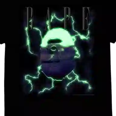 A BATHING APE BAPE LIGHTNING TEE