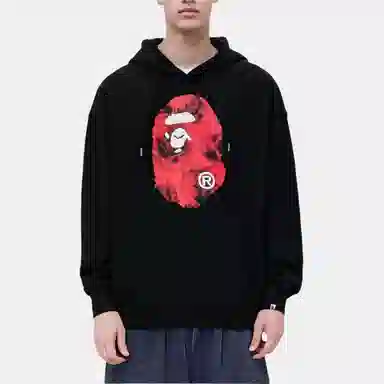 A BATHING APE FW24 Floral Camo Ape Head Hoodie