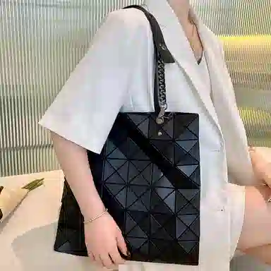 匠心手工坊 适用三宅一生包包 合金 延长带小方盒六格包肩带 加长链条改造配件 包带 女款 多色