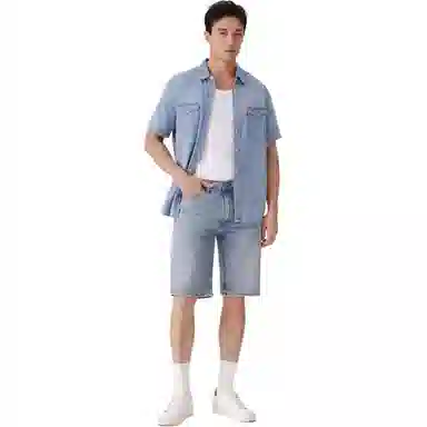 Levis Denim Shorts Blue