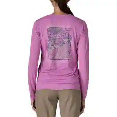 patagonia Long-Sleeved Capilene Cool Daily Graphic T