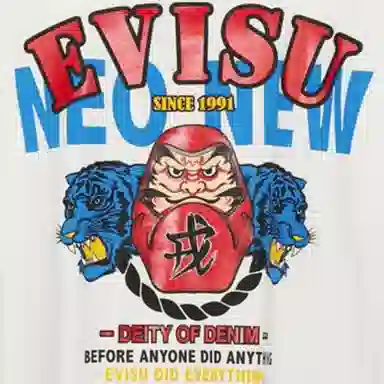 EVISU SS20 T-Shirt White