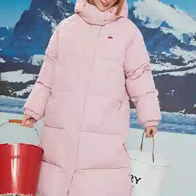 Kirsh FW22 Cherry Logo Hooded Coat