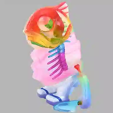 POP MART INSTINCTOY Anatomical Maguro Rainbow Clear G.I.D