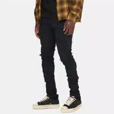 REPRESENT SS21 Vintage Distressed Jeans Black