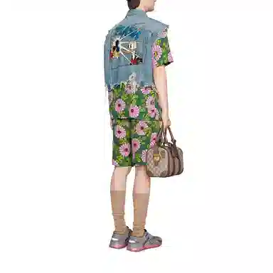 GUCCI x Disney Denim Vest Light Blue