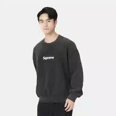 Supreme SS25 Washed Box Logo Crewneck