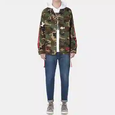 OFF-WHITE Camo Shirt Jacket