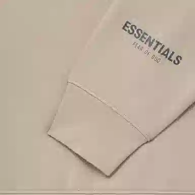 Fear of God Essentials Kids Pullover Mockneck Tan