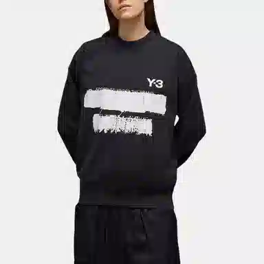 Y-3 SS25 Black Sweatshirt
