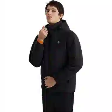 比音勒芬 轻户外防风纯色可脱卸帽羽绒服 男款