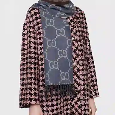 Gucci Scarf Blue