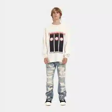 False Perception Vintage Long Sleeve Sweatshirt