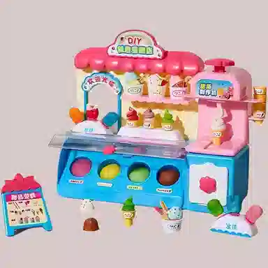 乐乐鱼 奶油胶制作仿真生日蛋糕 玩具