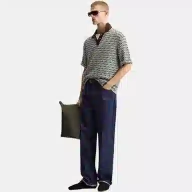 ZARA Polo Shirt Green