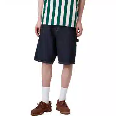 Carhartt WIP SS23 Logo Shorts Navy