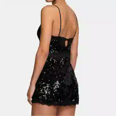 Victoria's Secret Sequin Mini Slip Dress