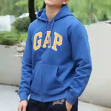 GAP Logo Zip Hoodie