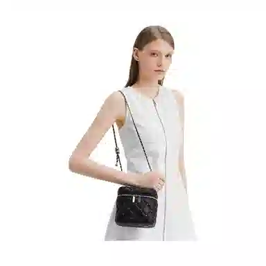 CHARLES&KEITH Heart Series PU Quilted Crossbody Bag Small