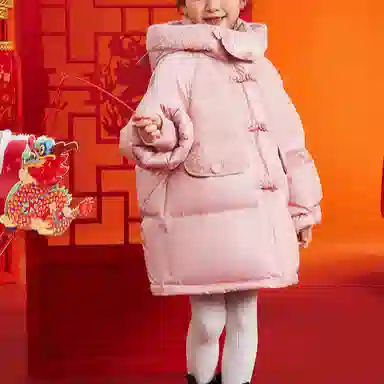 鸭鸭 亲子系列 柔软舒适保暖羽绒服 青少年