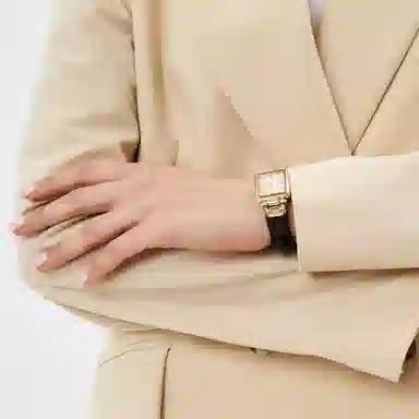 Anne Klein Quartz Leather Strap Watch