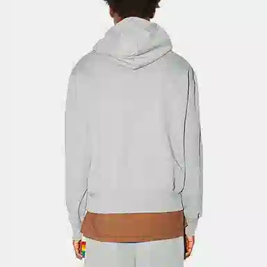Acne Studios Face Patch Hoodie Gray