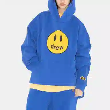 Drew House SS23 Mascot Oversized Hoodie - Mascot Royal Blue
