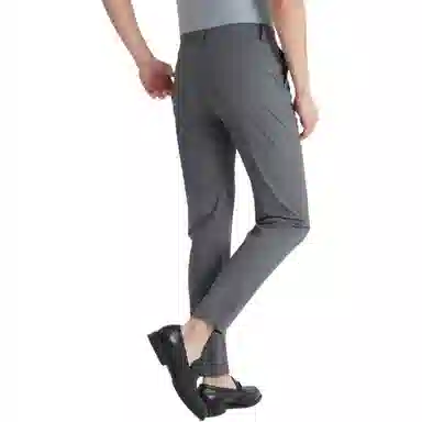 利郎 时尚简约商务纯色休闲裤 男款 深灰