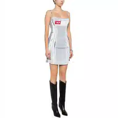 Diesel OVAL-D Silver Dress