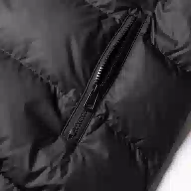 COACH Logo Down Vest Black