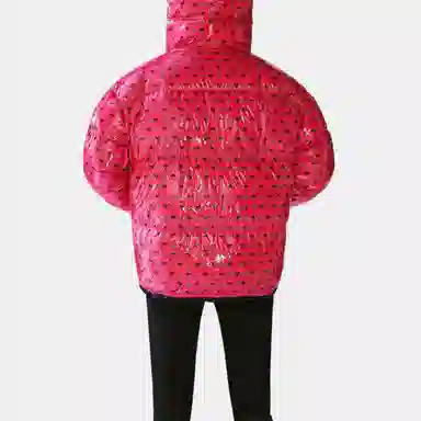 Moncler Grenoble Quilted Down Jacket Red