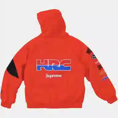 Supreme x Honda x Fox Racing Puffy Zip Up Work Jacket