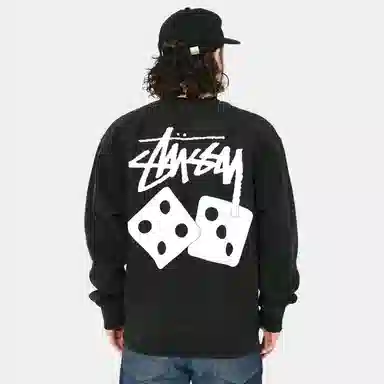 Stussy SS23 Dice Pigment Dyed Crew