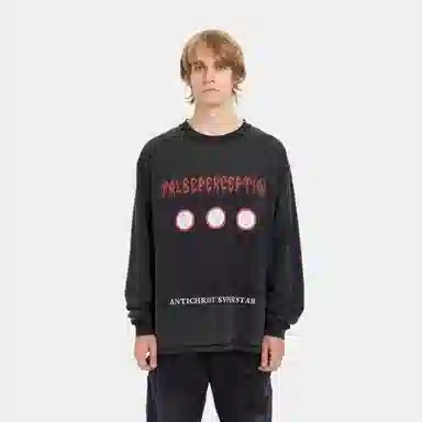 False Perception Vintage Long Sleeve Sweatshirt